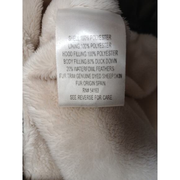 Calvin Klein Duck Down Parka Sz M Brown Puffer jacket Coat Removable Hood $250 - Picture 15 of 16
